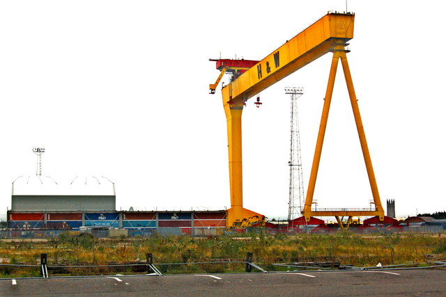Titanic Quarter - One of Two Gigantic H&B Cranes (Samson or Goliath)