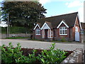 Looking across the A32 towards the village hall