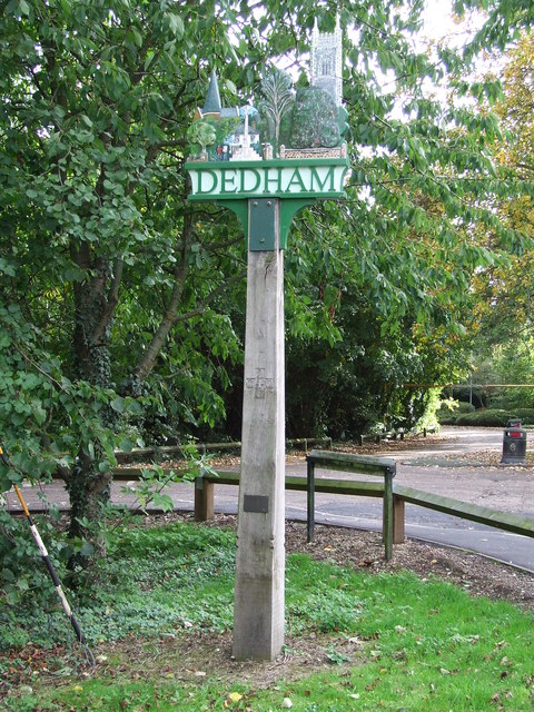 Dedham Village Sign