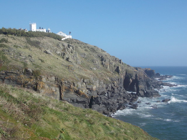 The Lizard: the lighthouse from the west