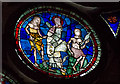 SK9771 : Segment H6, Dean's Eye Window, Lincoln Cathedral by Julian P Guffogg