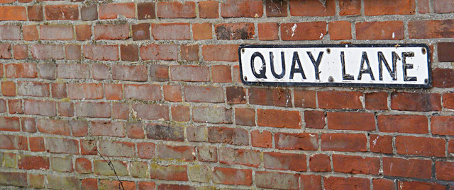Quay Lane sign