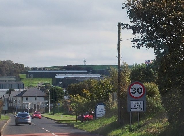 Entering Bushmills from the west on the... © Eric Jones cc-by-sa/2.0 ...