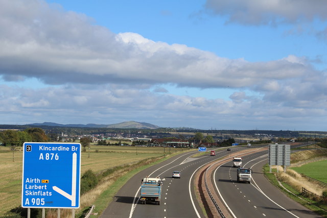 M876 approaching Junction 3