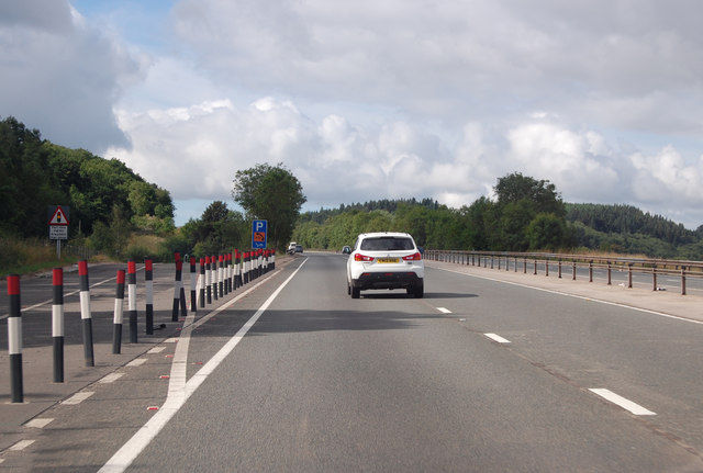 A449 closed slip road Julian P Guffogg Geograph Britain and