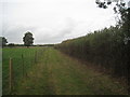 SK8965 : Footpath near Scotland Farm by Jonathan Thacker