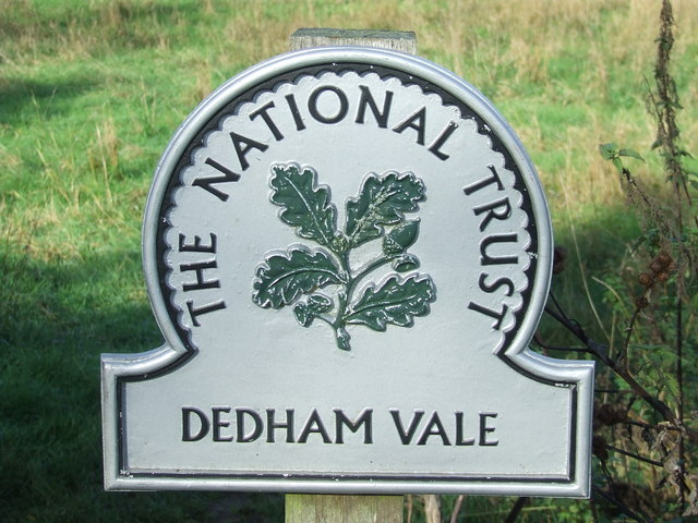 Dedham Vale National Trust Sign