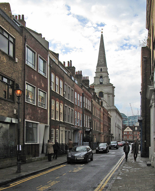 Spitalfields: Fournier Street and Christ Church