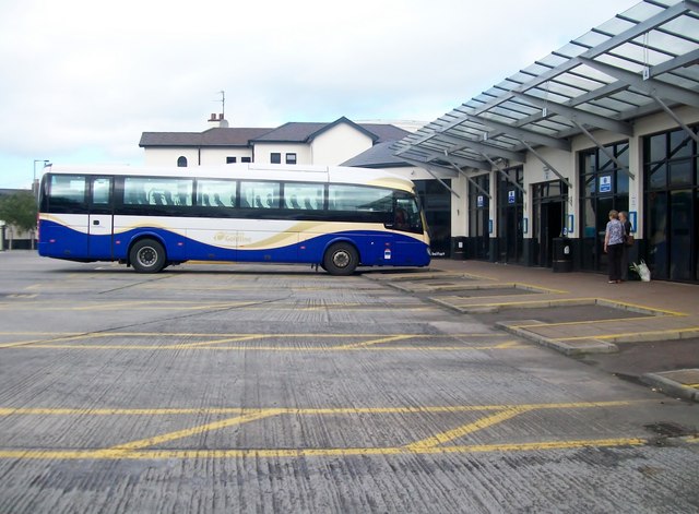 The Antrim Coaster at Coleraine Bus and Eric Jones