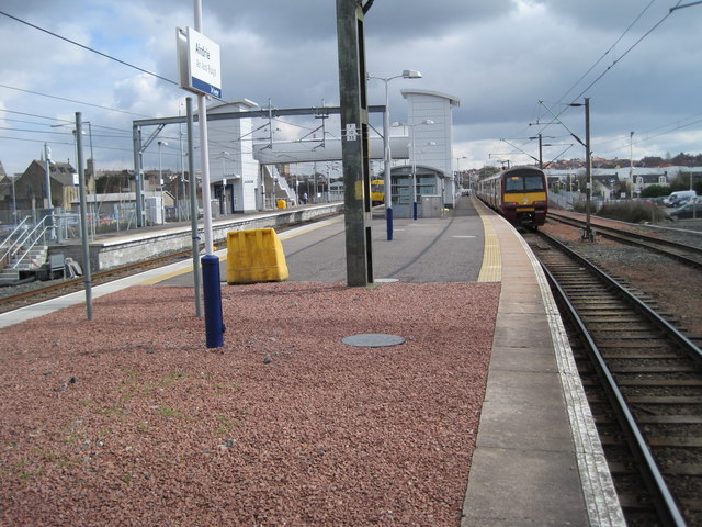 Airdrie railway station, North Lanarkshire