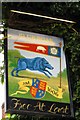 The Blue Boar sign