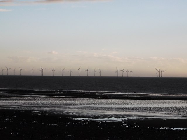 Barrow Wind Farm from Walney Island