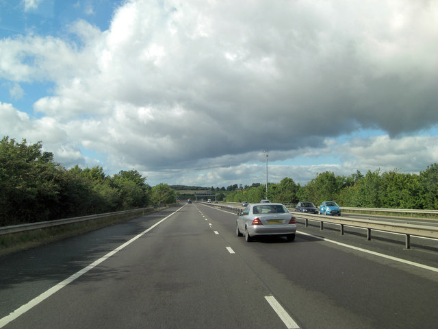 M54 crosses over the Holyhead Road