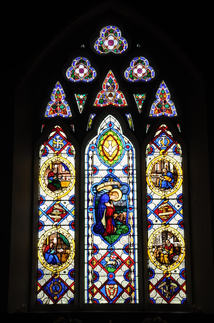 East window in Llawhaden church © Philip Halling cc-by-sa/2.0 ...