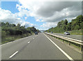 A5 approaches Pelham Road overbridge