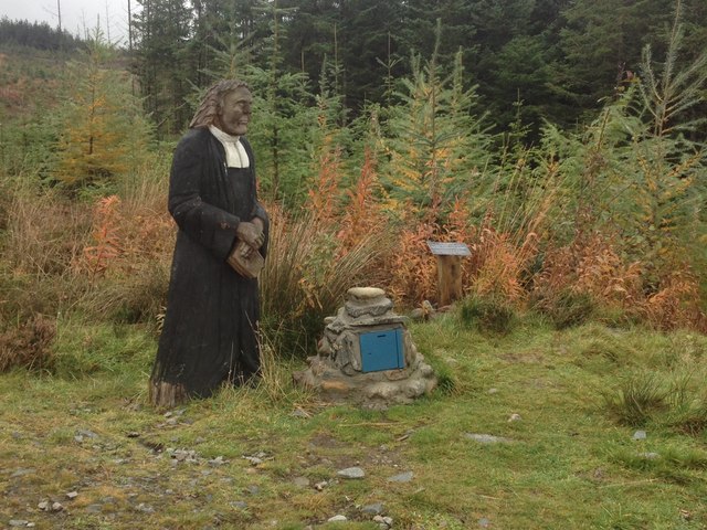 The Wee Minister beside the Lairig track