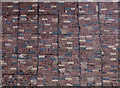 NZ2762 : A modern take on the brick wall by Pauline E