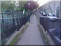 Path alongside Kew Bridge