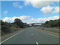 A5 overbridge carries track to Corner Farm