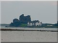 SD2363 : Piel Castle and The Ship Inn from Rampside by Rob Farrow