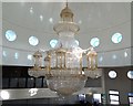 Chandelier inside the Madina Masjid Mosque