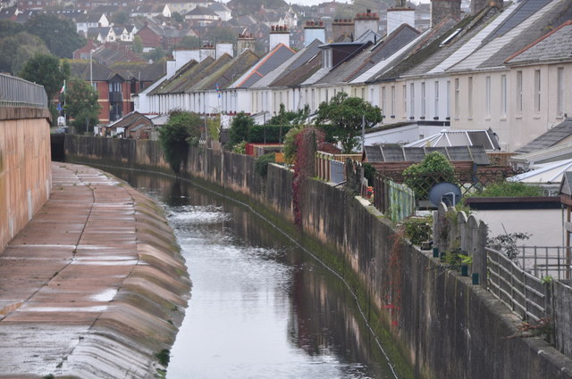 Exmouth : Withycombe Brook © Lewis Clarke :: Geograph Britain and Ireland