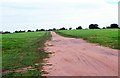 Track across a field, near Stone, Worcs