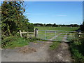 Waymarked footpath from Knutsford road