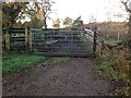 Cattle pen near Mosslands Farm