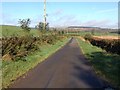 Minor road near Ross Mains