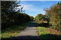 The Minster Way crosses over the Hudson Way