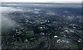 Anniesland and Glasgow from the air