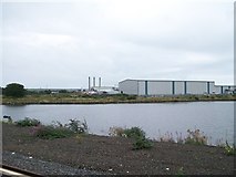 D4002 : Asda Warehouse, Port of Larne, viewed from the NI Railway Station by Eric Jones
