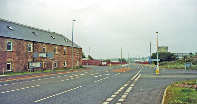 On A698 Kelso by-pass, near site of former Kelso station, 2000