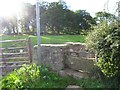 Stone Stile on Northop Road south of Flint