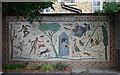 Shepherdess Walk mosaic project: single panel view