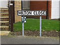 Milton Close sign