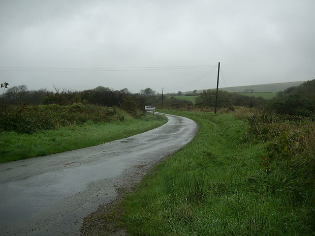Country Road near Castlebythe Common