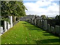 NS4673 : Old Kilpatrick Cemetery by Lairich Rig