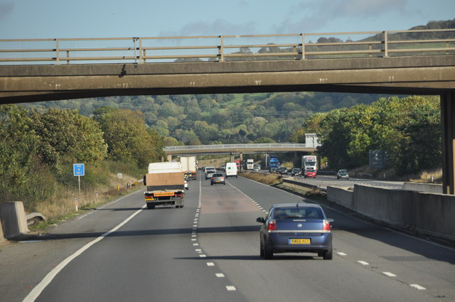 Stroud District : The M5 Motorway © Lewis Clarke :: Geograph Britain ...