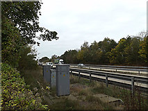 TM1244 : The A14 looking towards the Copdock Interchange by Geographer