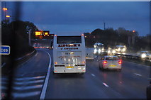 SJ7760 : Cheshire East : The M6 Motorway by Lewis Clarke