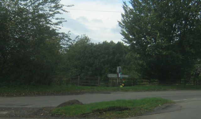 Road signs on the Thimbely to Osmotherley road