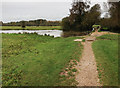 Footbridge at Chilbolton Cow Common, Hampshire