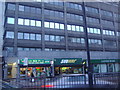 Tower block and shops on Finchley Road