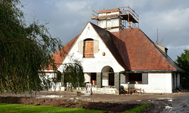 House under restoration, Cultra