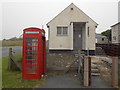 Brae: red telephone box