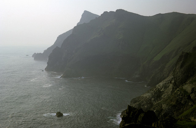 The northern cliffs of Hirta