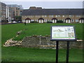 Foundations of King Edward III Manor House, London