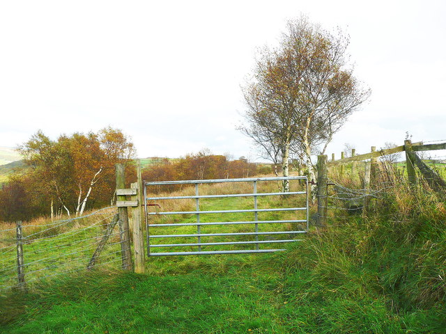 Field gate on Hebden Royd FP109